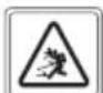 Grizzly BRM 46-144 A-OHV Q-360° - Symbols on the device - 2