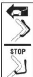 Grizzly BRM 46-144 A-OHV Q-360° - Symbol on grip handle: - 2