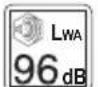 Grizzly BRM 46-144 A-OHV Q-360° - Simboli grafici sull'apparecchio - 9