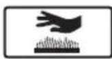 Grizzly EHS 900 L-Set - Symbols on the Equipment - 12