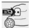 Grizzly BRM 4013 - Pictogram aan de benzinepomp: - 1