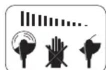 Grizzly EHS 600-61R - Symbols on the trimmer - 5