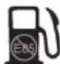 Grizzly BRM4615-22A E-Start - Symbols on the filler cap: - 1