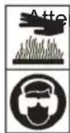Grizzly BRM4615-22A E-Start - Simboli grafici sull'apparecchio - 7