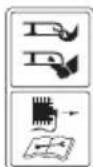 Grizzly BRM4615-22A E-Start - Symboles apposés sur l'appareil - 5