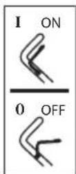 Grizzly BRM4615-22A E-Start - Symboles du guidon : - 1