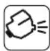 Grizzly Deltafox 1080 - Graphical symbols on the spray attachment: - 1