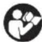 Grizzly EKS 2440 QT - Symbols used on the saw - 9