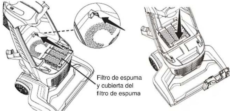 Vacmaster Captura UB0302E - Limpieza Del Filtro De Espuma - 2