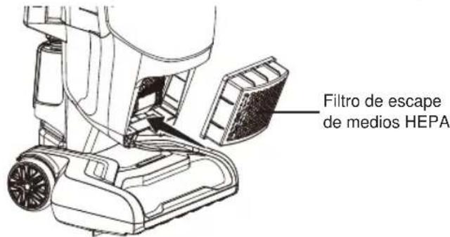 Vacmaster Captura UB0302E - Limpieza Del Filtro De Escape De Medios HEPA - 3