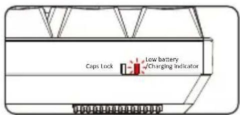 Perixx PX-4300 - Low battery/charging indicator - 1