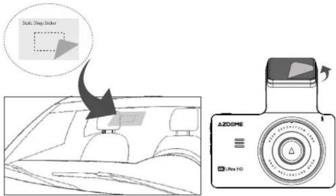 AZDome M63 - Installation der vorderen Kamera - 1