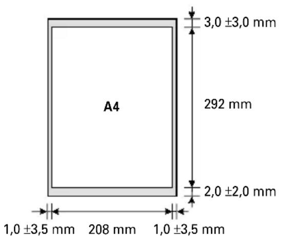 CANON FAX-B140 - Zone de balayage - 1