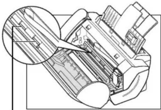 CANON FAX-B140 - Nettoyage sous le capot d'impression - 2