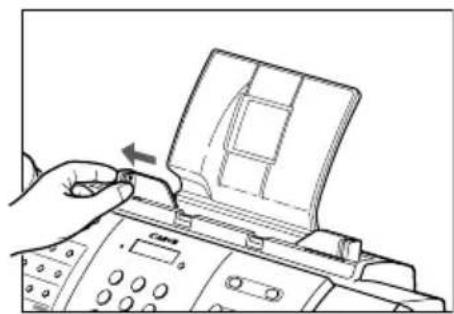 CANON FAX-B140 - Chargement du papier dans le bac d'alimentation manuelle - 1