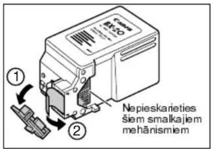 CANON FAX-B160 - BJ tintes kasetes ievietošana iekārtā - 5