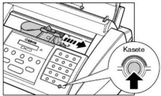 CANON FAX-B160 - BJ tintes kasetes ievietošana iekārtā - 7