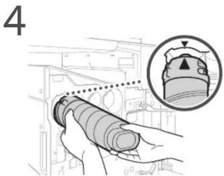 CANON WG7450F - Install the Ink tanks - 4