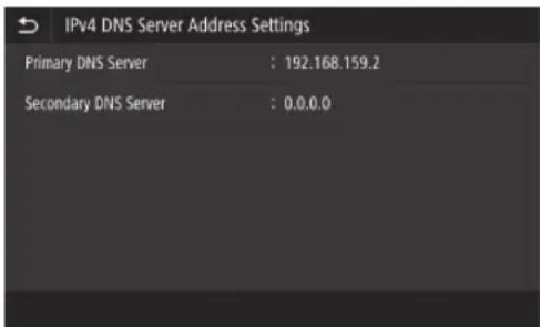 CANON WG7450F - Einstellen des DNS - 3
