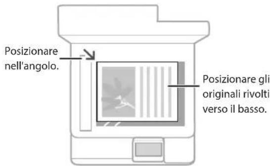 CANON WG7450F - Collocazione degli originali - 1