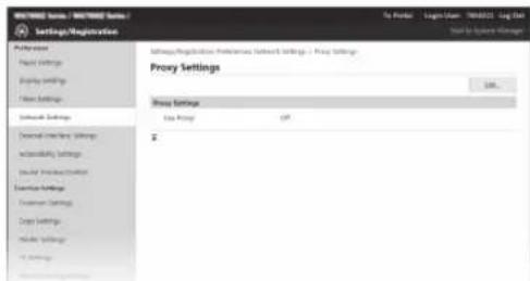 CANON WG7450F - Per utilizzare un server proxy - 3