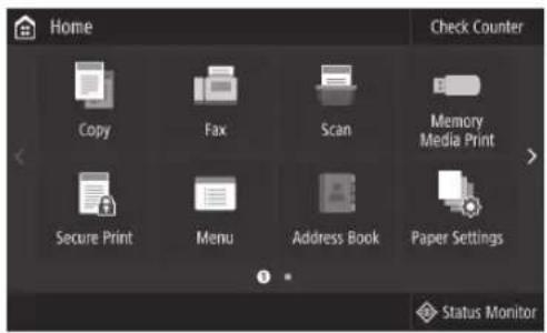 CANON WG7450F - Communicatietest met de bewakingsserver - 1