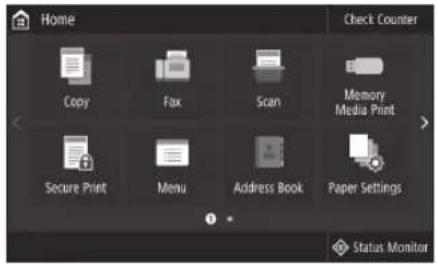 CANON WG7450F - Faxinstellingen configureren (WG7550Z/WG7550F) - 1