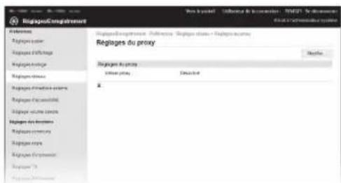 CANON WG7450F - Utilisation d'un serveur proxy - 3