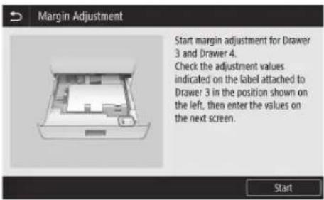 CANON WG7450F - De marges van de cassette- invoereenheid (optioneel) aanpassen - 2