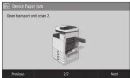 CANON WG7450F - Papierstau ist aufgetretenDas Gerät rea - 1