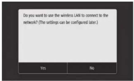 CANON WG7450F - Scegliere un metodo di connessione - 1