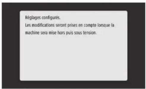 CANON WG7450F - Définition d'une adresse IPv4 - 7