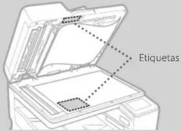CANON WG7450F - Limpeza das áreas de leitura da alimentação de documentos - 1
