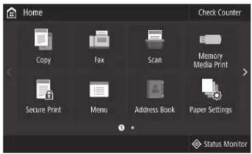 CANON WG7450F - Een IPv4-adres instellen - 1