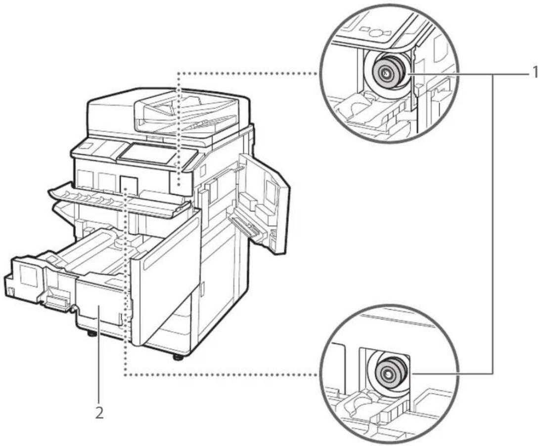 CANON imagePRESS C165 - Internal View - 1