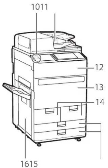 CANON imagePRESS C165 - Power switch - 1