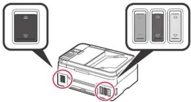 CANON PIXMA G4411 - Mise sous tension de l'imprimante - 6