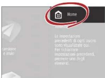 CANON imageRUNNER ADVANCE C3525i III - Accesso al Home - 1
