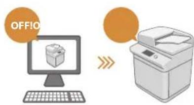 CANON imageRUNNER ADVANCE C3525i III - ☐ Change Machine Settings Remotely from Your Computer - 1