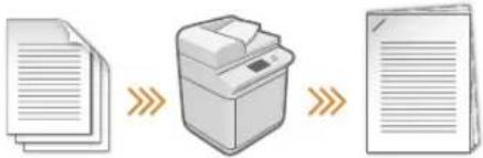 CANON imageRUNNER ADVANCE C3525i III - Réorganisation des documents avec des agrafes - 1