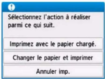 CANON PIXMA TR7650 - Que dois-je faire ? - 1