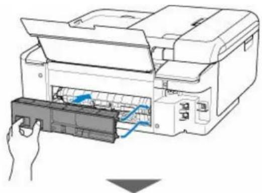CANON PIXMA TR7650 - Replacez le capot arrière.6. - 1