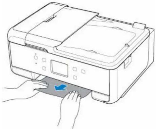 CANON PIXMA TR7650 - Retirez le papier coincé. - 1