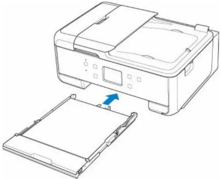 CANON PIXMA TR7650 - Après le chargement du papier : - 3