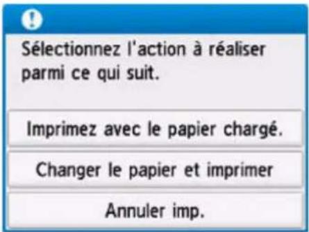 CANON PIXMA TR7650 - Que dois-je faire ? - 1