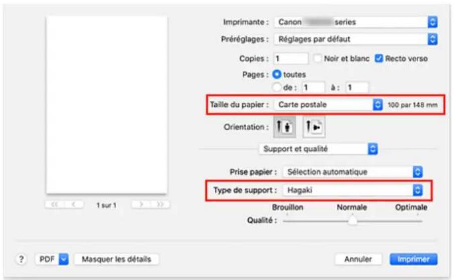 CANON PIXMA TR7650 - Impression sur cartes postales - 1