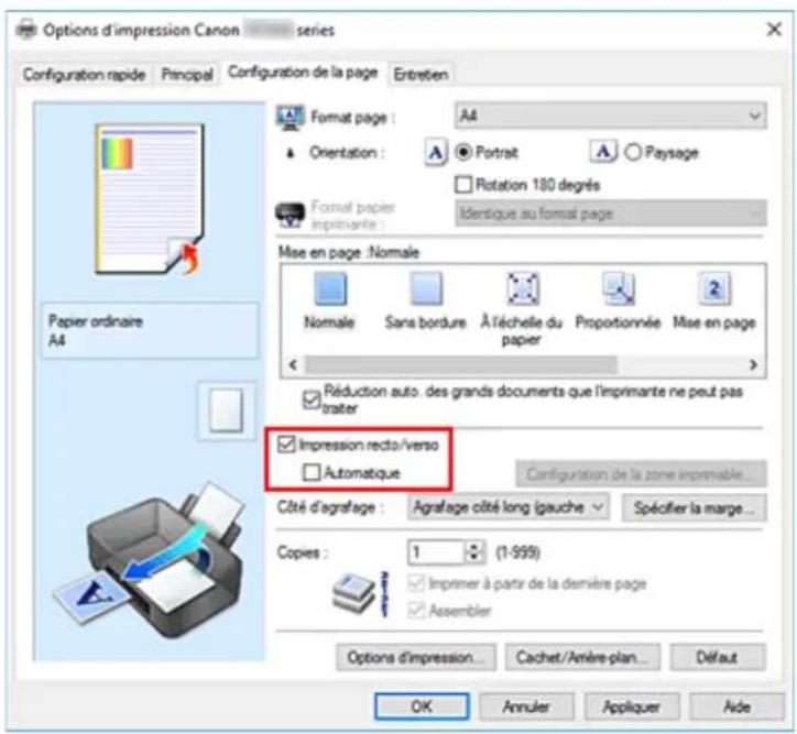CANON PIXMA TR7650 - Impression recto/verso manuelle - 1