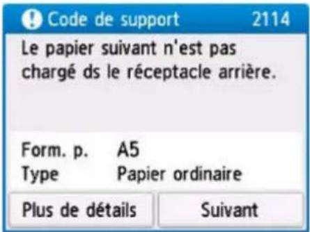 CANON PIXMA TR7650 - Remarque - 1