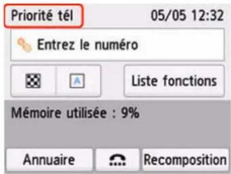 CANON PIXMA TR7650 - Opérations préalables à la réception d'un fax - 2