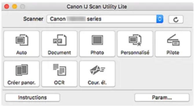 CANON PIXMA TR7650 - Fonctions IJ Scan Utility Lite - 1